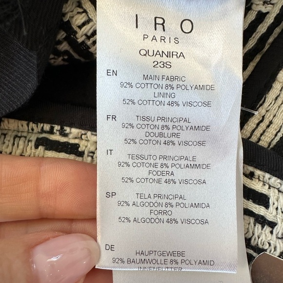 IRO Quanira Tweed High Waisted Shorts - Picture 10 of 11